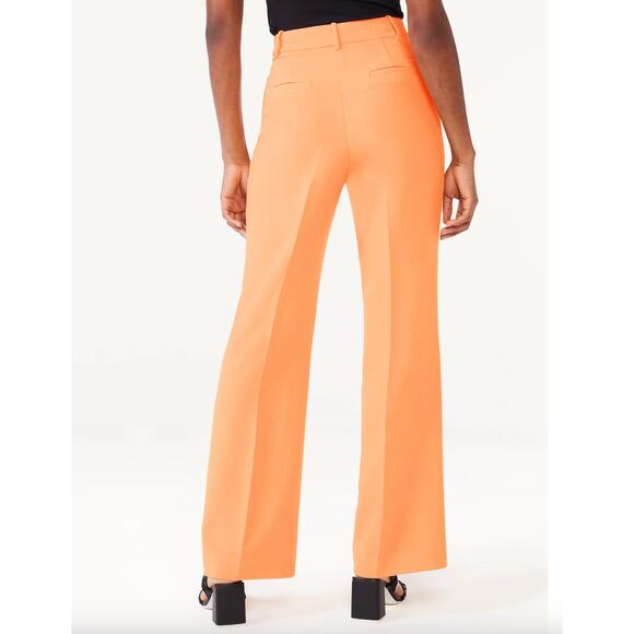 NEW Scoop Orange High Waisted Trouser Pants Size Medium - Picture 12 of 12